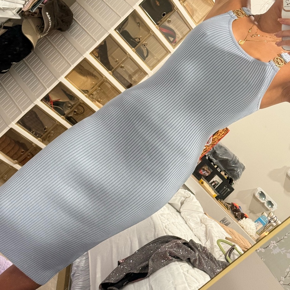 Brand new baby blue long dress